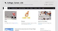 Desktop Screenshot of collegecareerlife.net